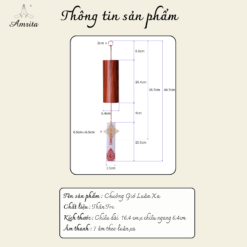 Kích thước chuông gió luân xa