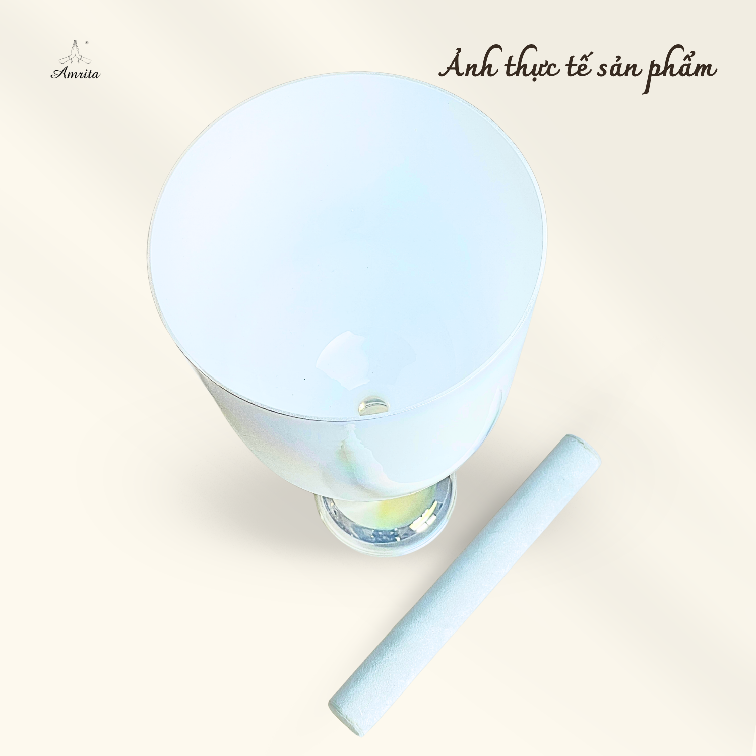 CXNP391 - Chuông pha lê 19.3cm Ảnh 3